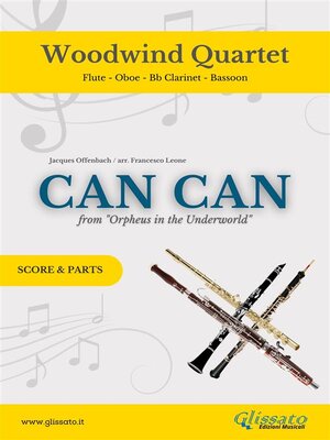 cover image of Woodwind Quartet "Can Can" score & parts